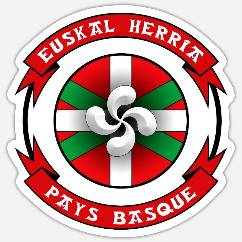 Pays Basque - Euskal Herria Sticker taille S (10 x 10 cm)