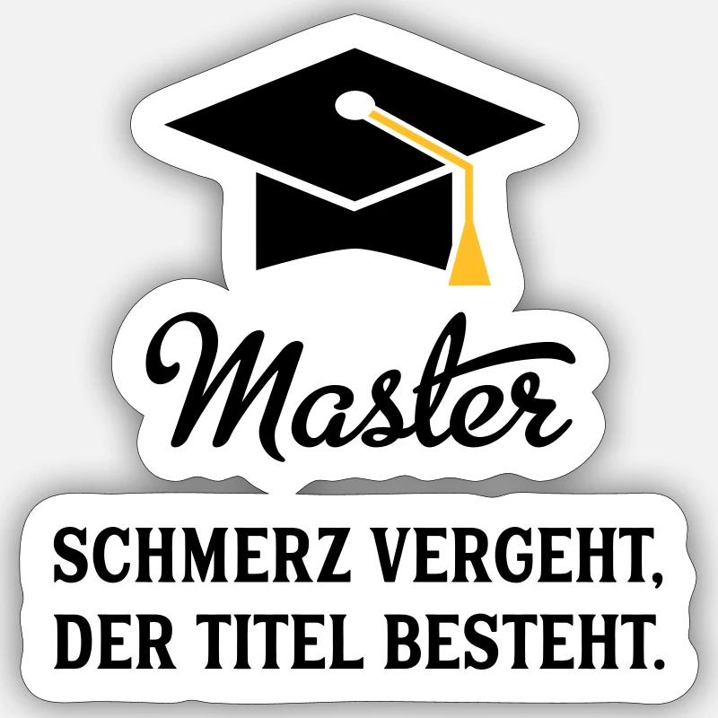 master Sticker Größe S (10 x 10 cm)