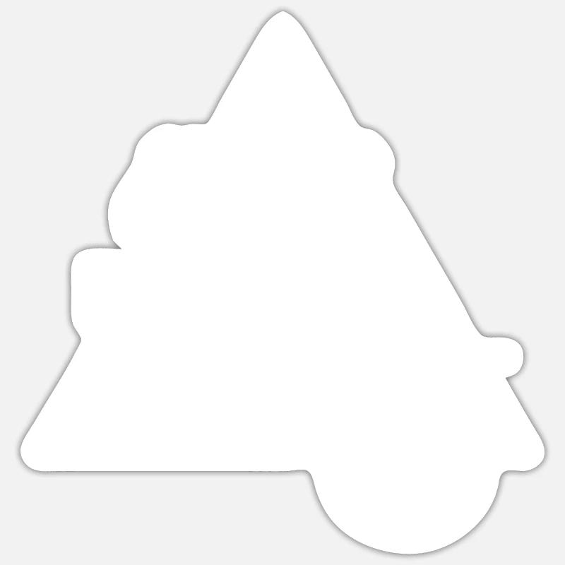 Golf Golf Course Golfer Geometry Sticker size S (10 x 10 cm)