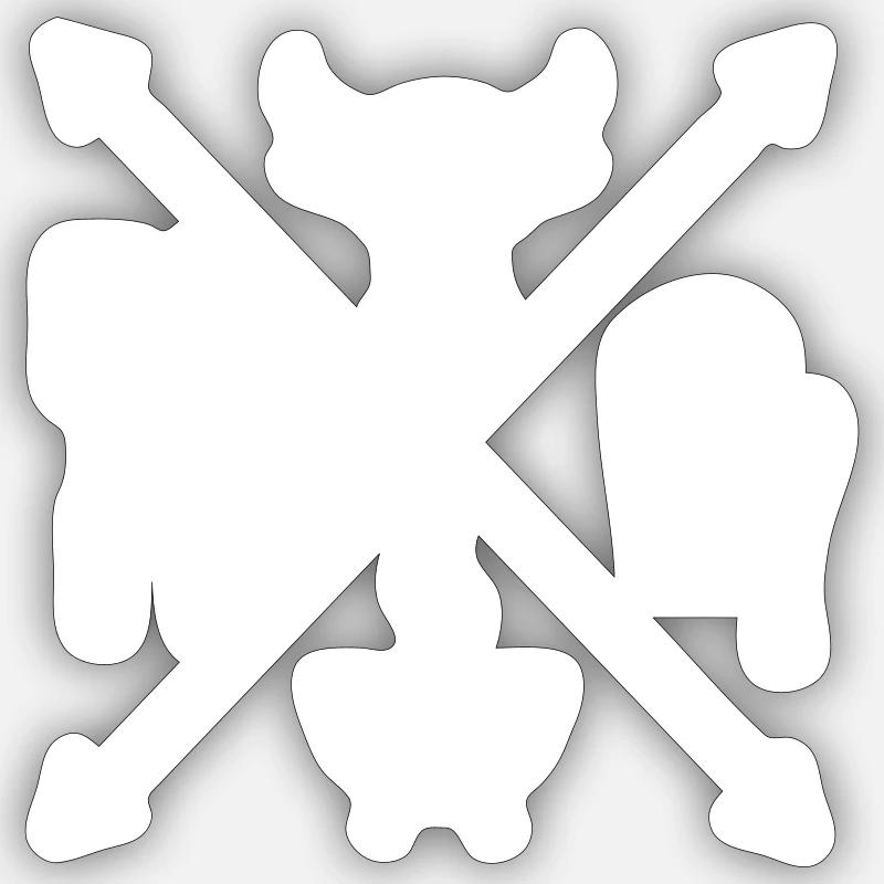Sticker Größe S (10 x 10 cm) - 