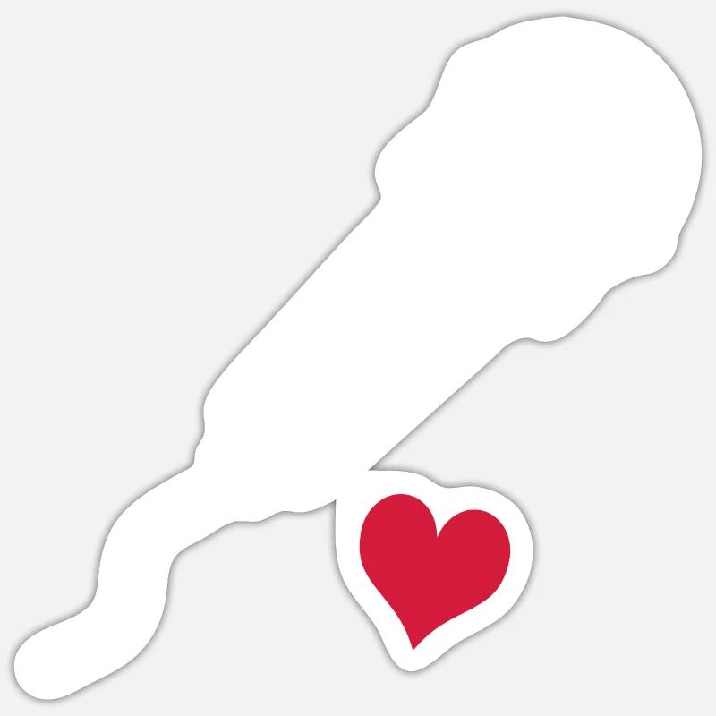 Singen - Sticker Größe S (10 x 10 cm) - Mattweiß