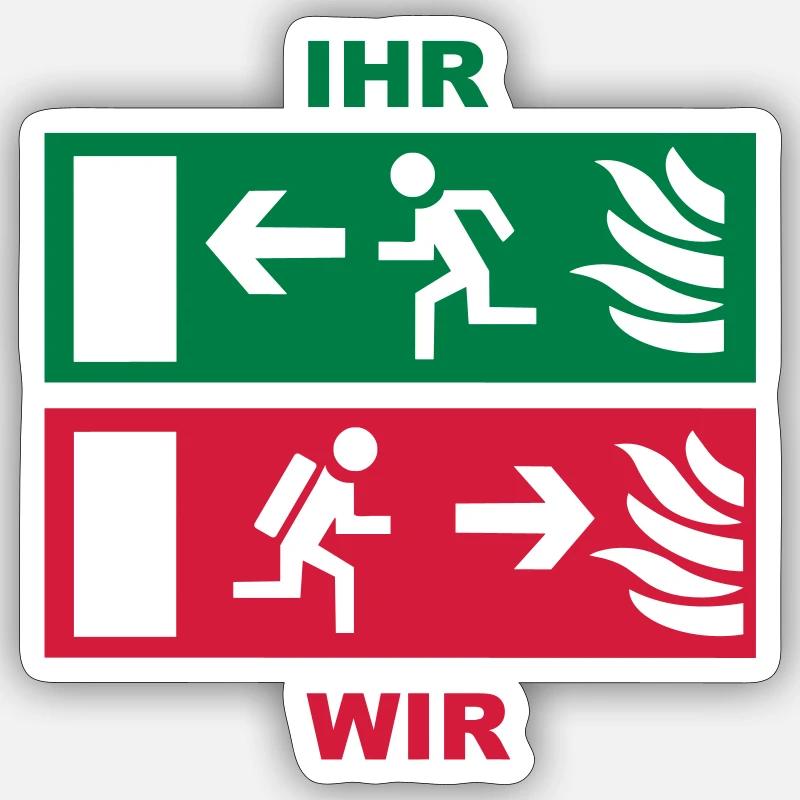 Sticker Größe S (10 x 10 cm) - 