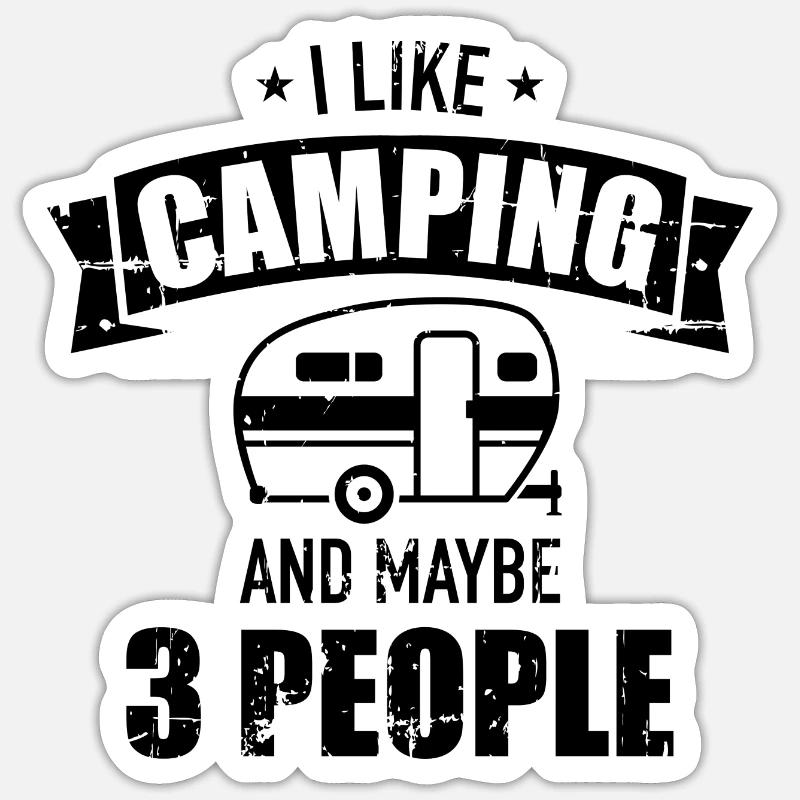 Caravan Sticker size S (10 x 10 cm)