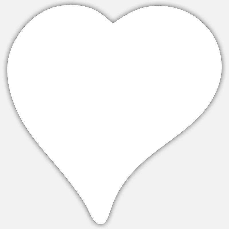 Cadeau de grossesse naissance maman enceinte - Sticker taille S (10 x 10 cm) - blanc mat