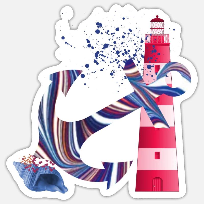 anker e 247 - Sticker Größe S (10 x 10 cm) - Mattweiß