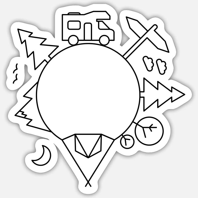 Sticker taille S (10 x 10 cm) - 