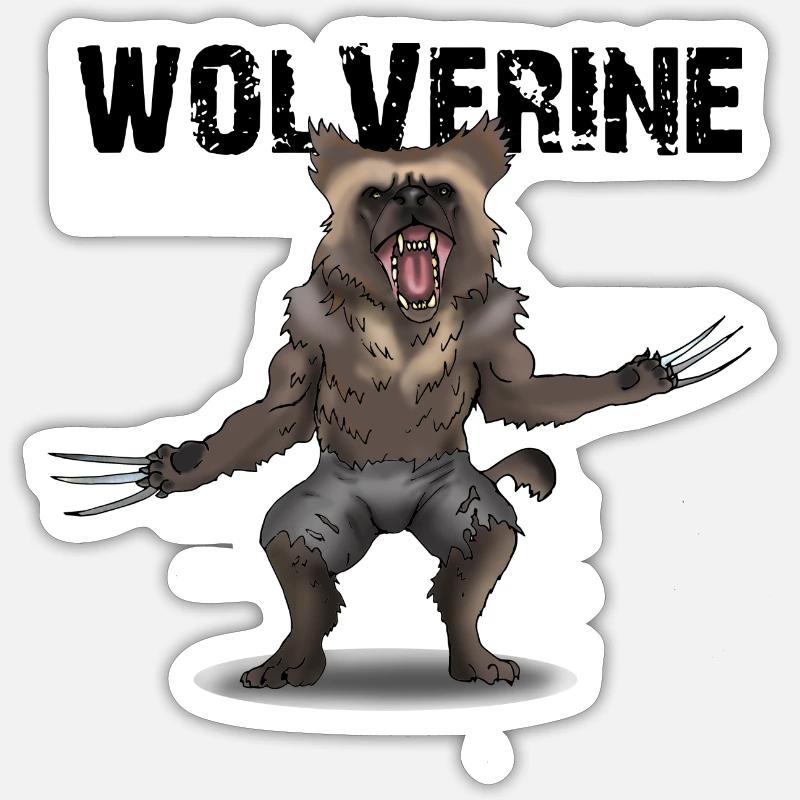 wolverine Sticker size S (10 x 10 cm)