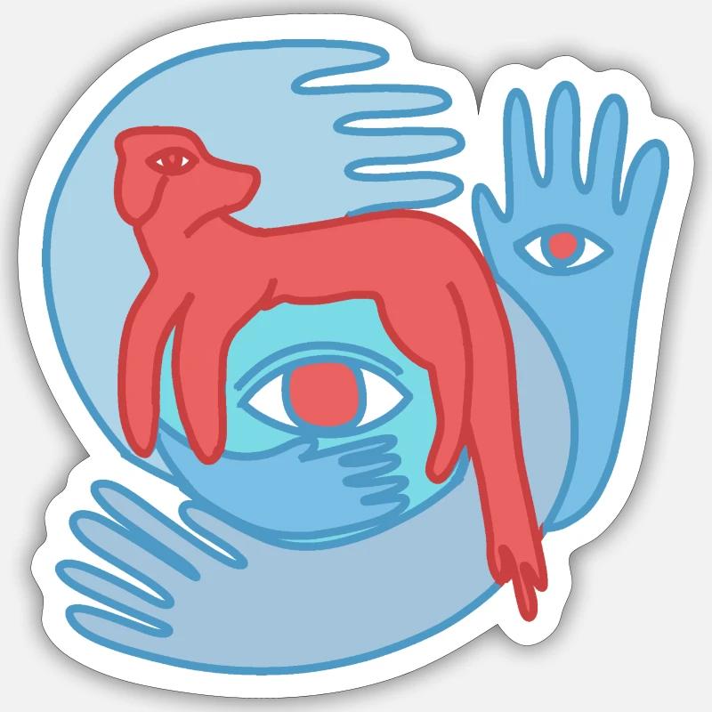 Sticker Größe S (10 x 10 cm) - 