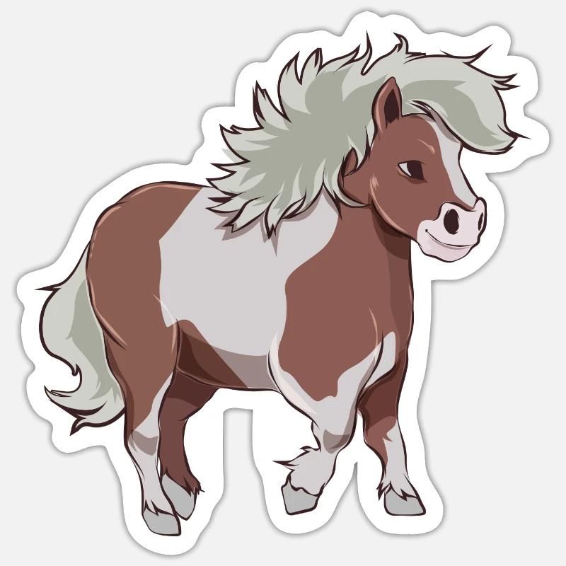 Shetty gift - Sticker size S (10 x 10 cm) - white matte