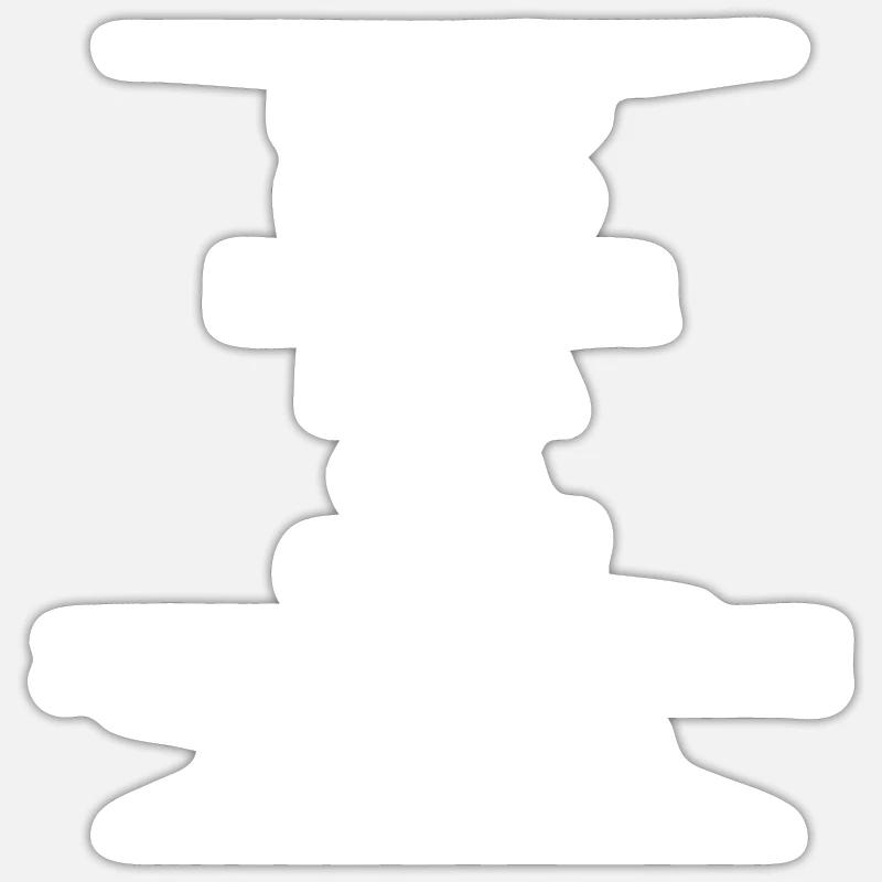 Hello - Hello - Bonjour - different languages Sticker size S (10 x 10 cm)