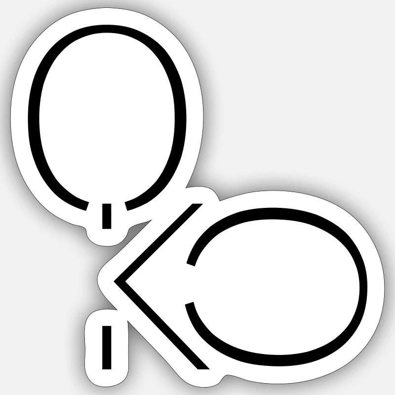 Sticker taille S (10 x 10 cm) - 