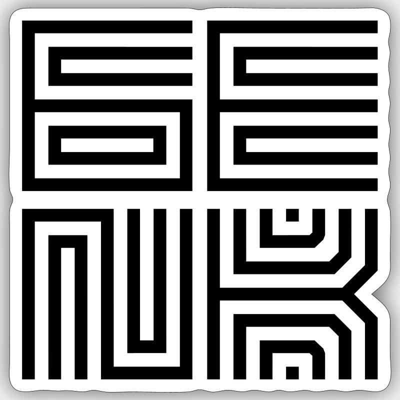 Sticker size S (10 x 10 cm) - 