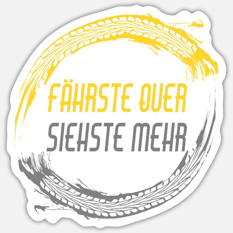 faehste quer tyre Sticker Größe S (10 x 10 cm)