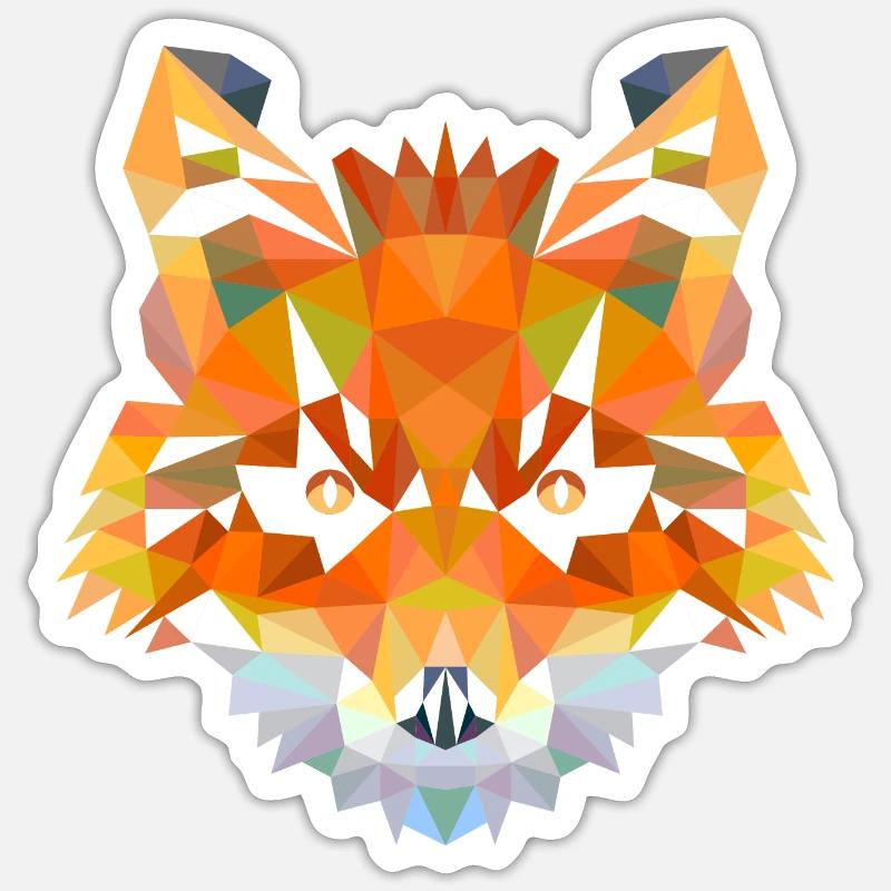 Fuchs Sticker Größe S (10 x 10 cm)