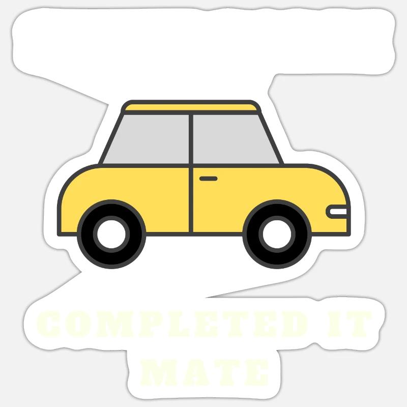 Sesto modulo Completato Sticker formato S (10 x 10 cm)