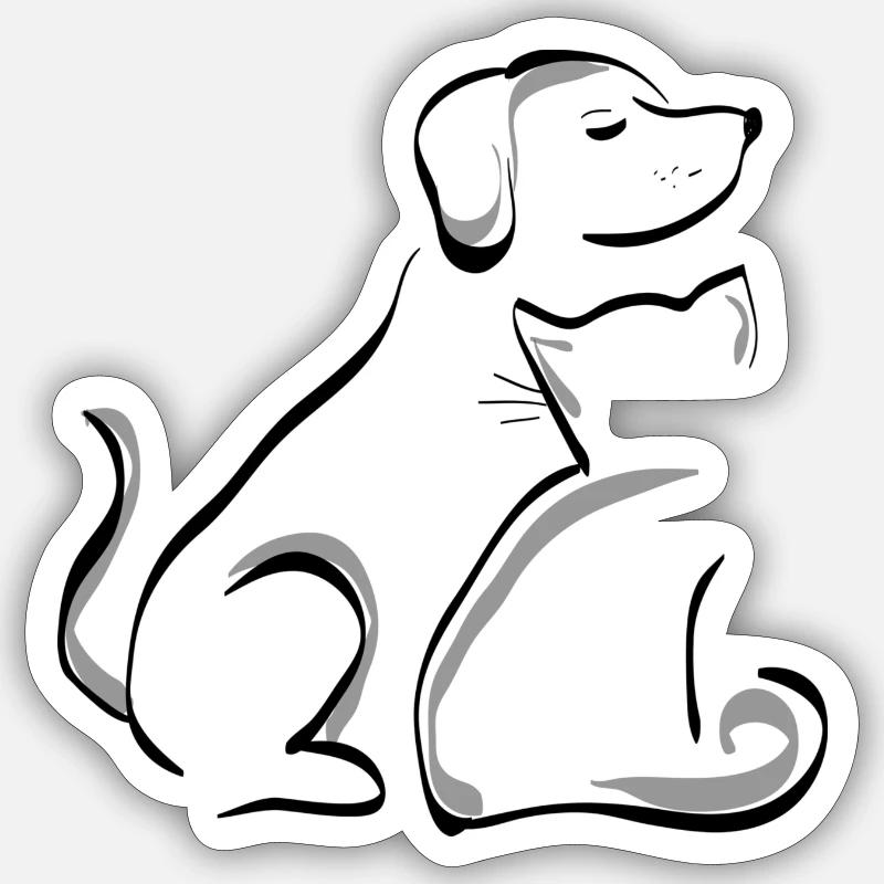Sticker Größe S (10 x 10 cm) - 