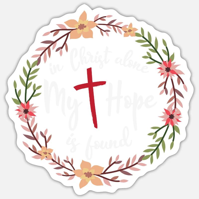 Christian Proverbs - Sticker size S (10 x 10 cm) - white matte
