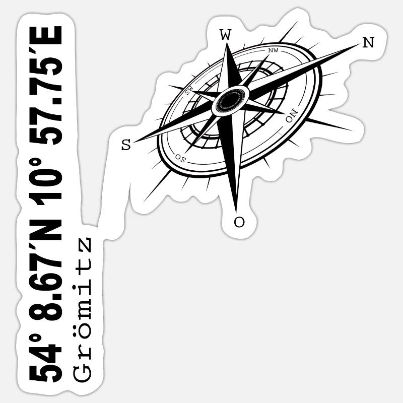 Grömitz Sticker Größe S (10 x 10 cm)