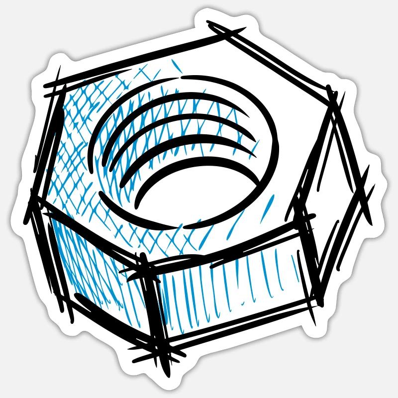 Sticker Größe S (10 x 10 cm) - 