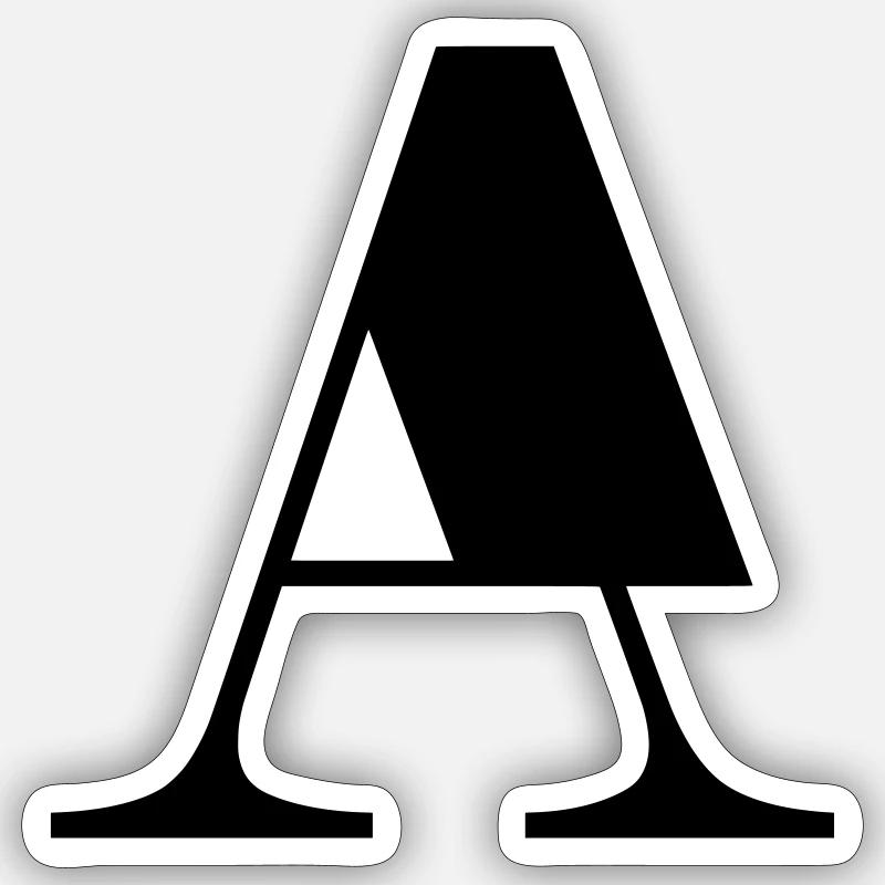 A - Sticker size S (10 x 10 cm) - white matte