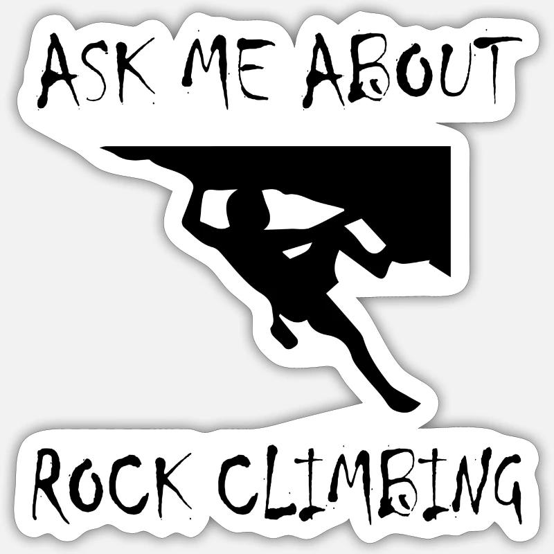 Escalade de bloc Sticker taille S (10 x 10 cm)