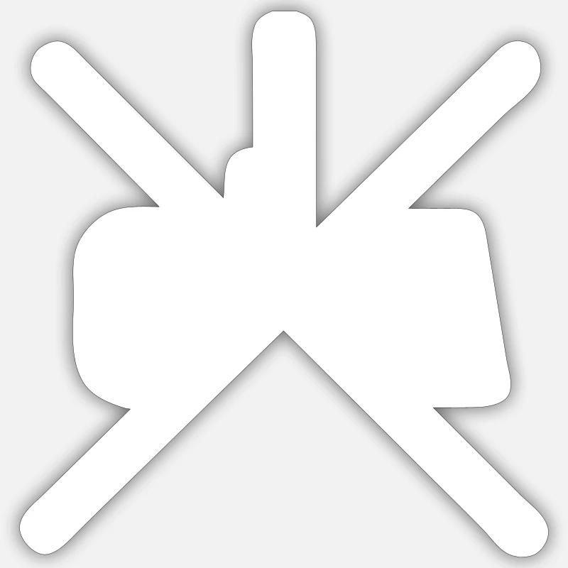 Sticker Größe S (10 x 10 cm) - 