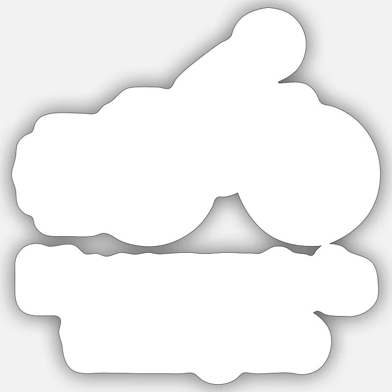 Sticker Größe S (10 x 10 cm) - 