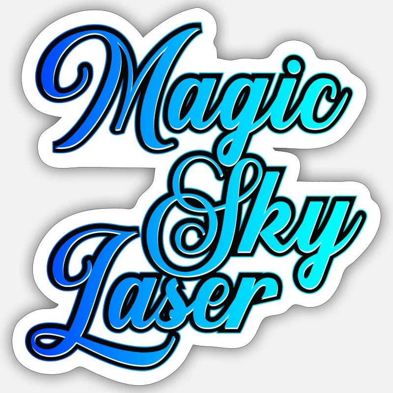Magic 11 - Sticker Größe S (10 x 10 cm) - Mattweiß