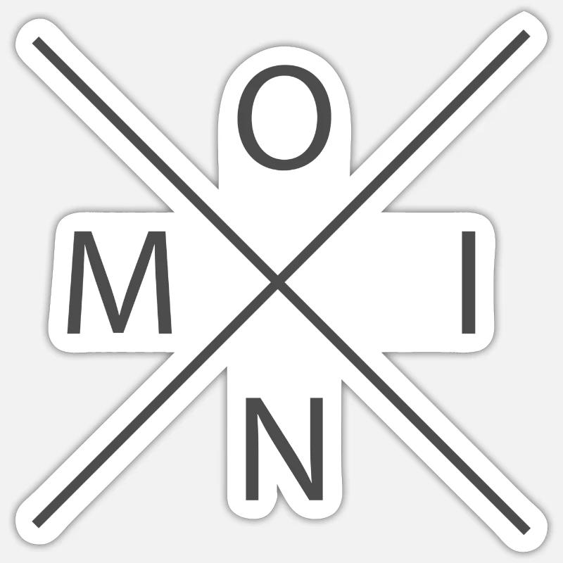 Moin Sticker size S (10 x 10 cm)