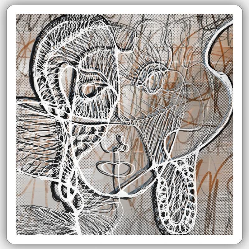 Sticker Größe S (10 x 10 cm) - 