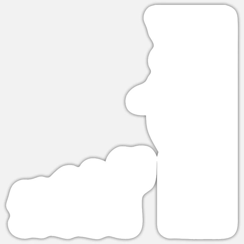 Kletterer Evolution Bouldering Climber Sticker Größe S (10 x 10 cm)