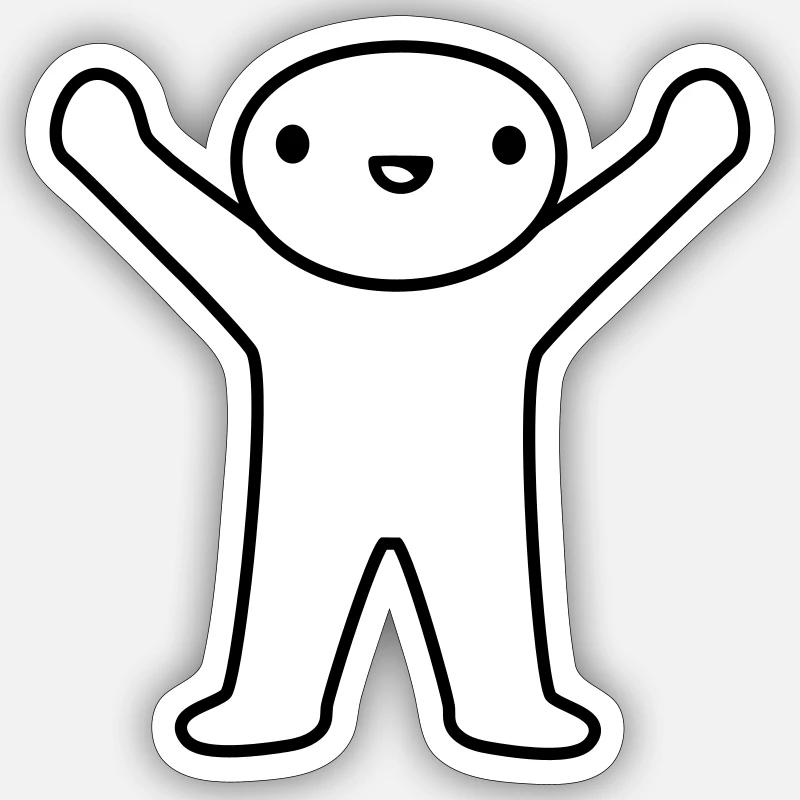 Sticker size S (10 x 10 cm) - 