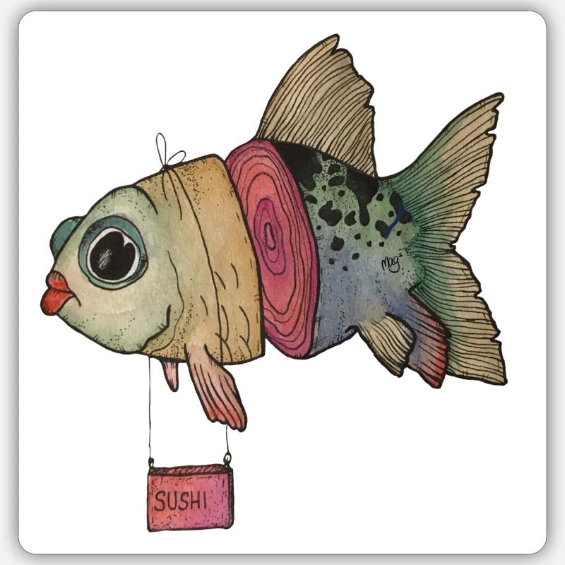 Sticker taille S (10 x 10 cm) - 