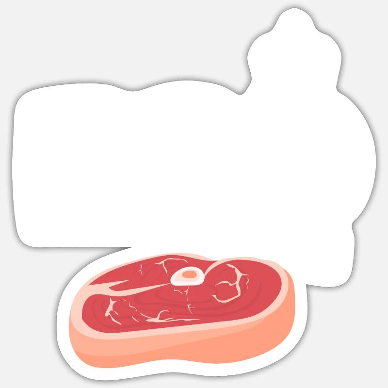 Temps de barbecue Sticker taille S (10 x 10 cm)