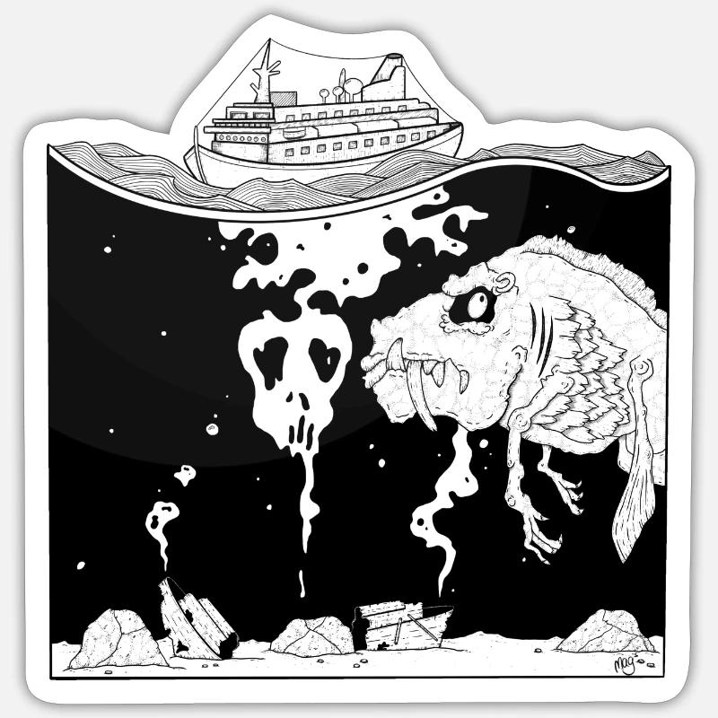Sticker Größe S (10 x 10 cm) - 