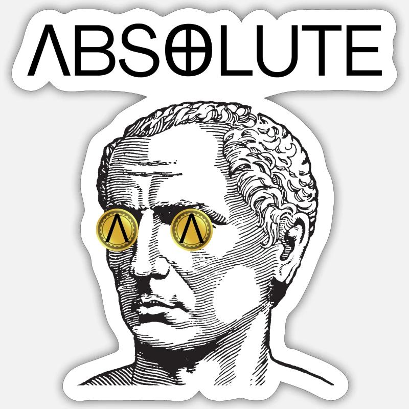 ABSOLUTE caesar Sticker size S (10 x 10 cm)