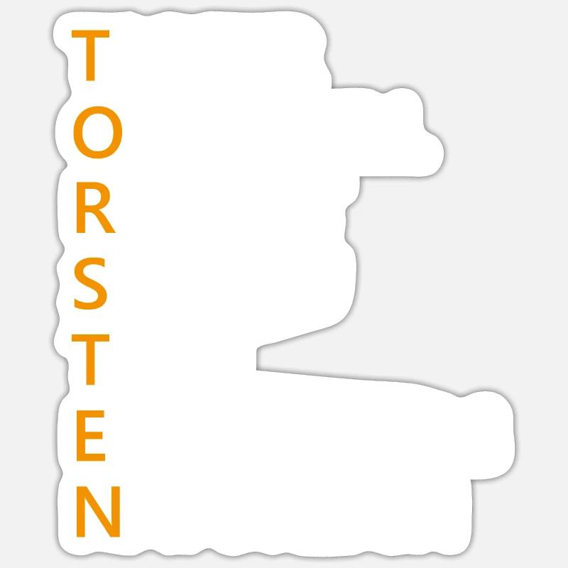 Torsten Name Geschenk Sticker Größe S (10 x 10 cm)