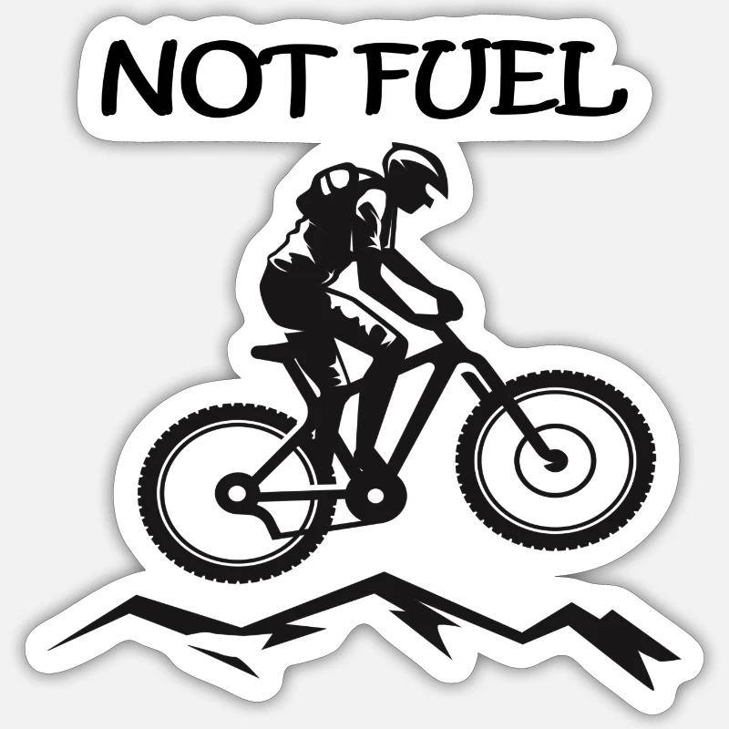 PAS DE CARBURANT Sticker taille S (10 x 10 cm)