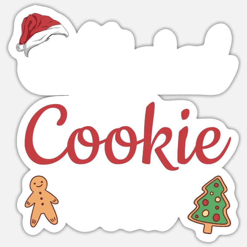 Baking Offical Cookie Crew Cookie - Sticker size S (10 x 10 cm) - white matte