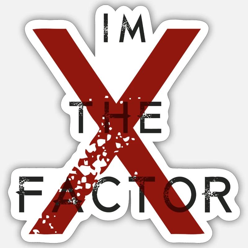 Factor X Sticker taille S (10 x 10 cm)
