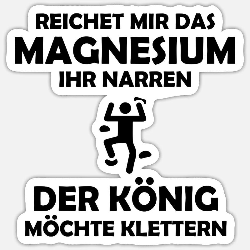 climbing - Sticker Größe S (10 x 10 cm) - Mattweiß