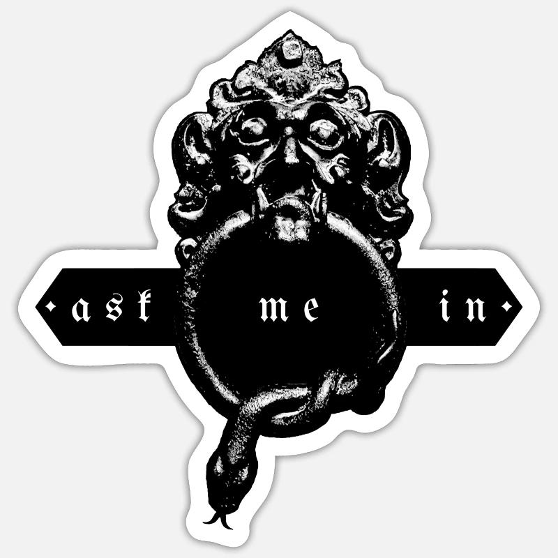 ask me in final Sticker Größe S (10 x 10 cm)