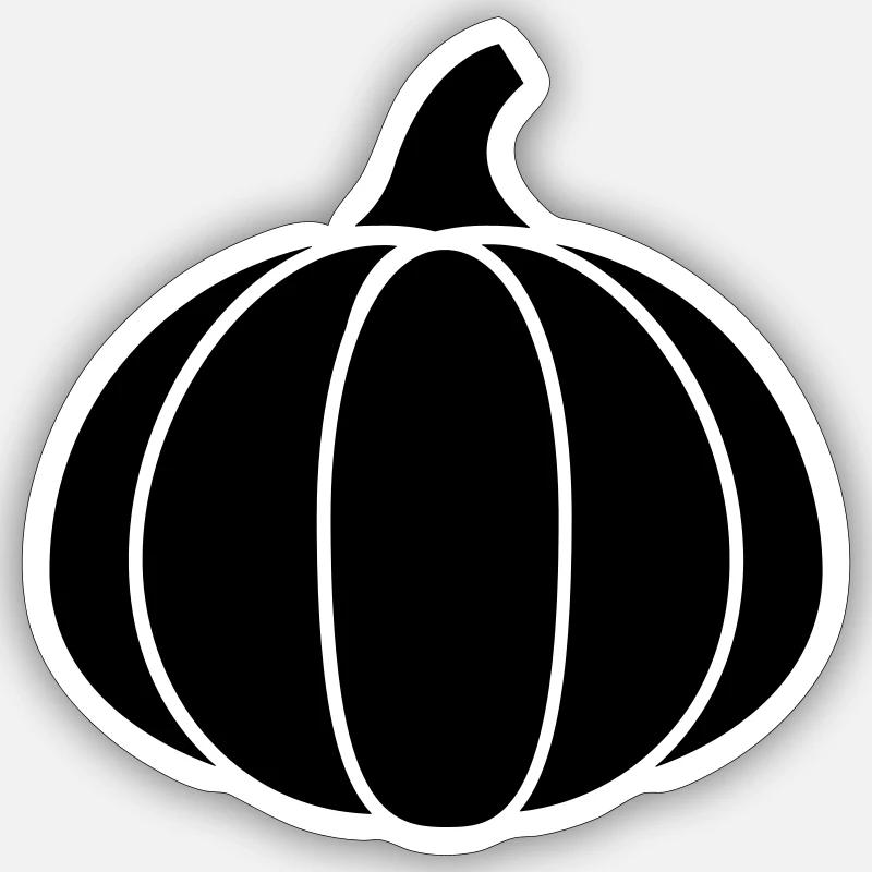 pumpkin 27 Sticker size S (10 x 10 cm)