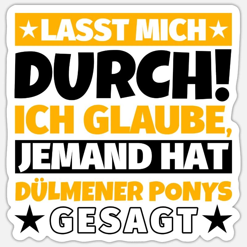 Sticker Größe S (10 x 10 cm) - 