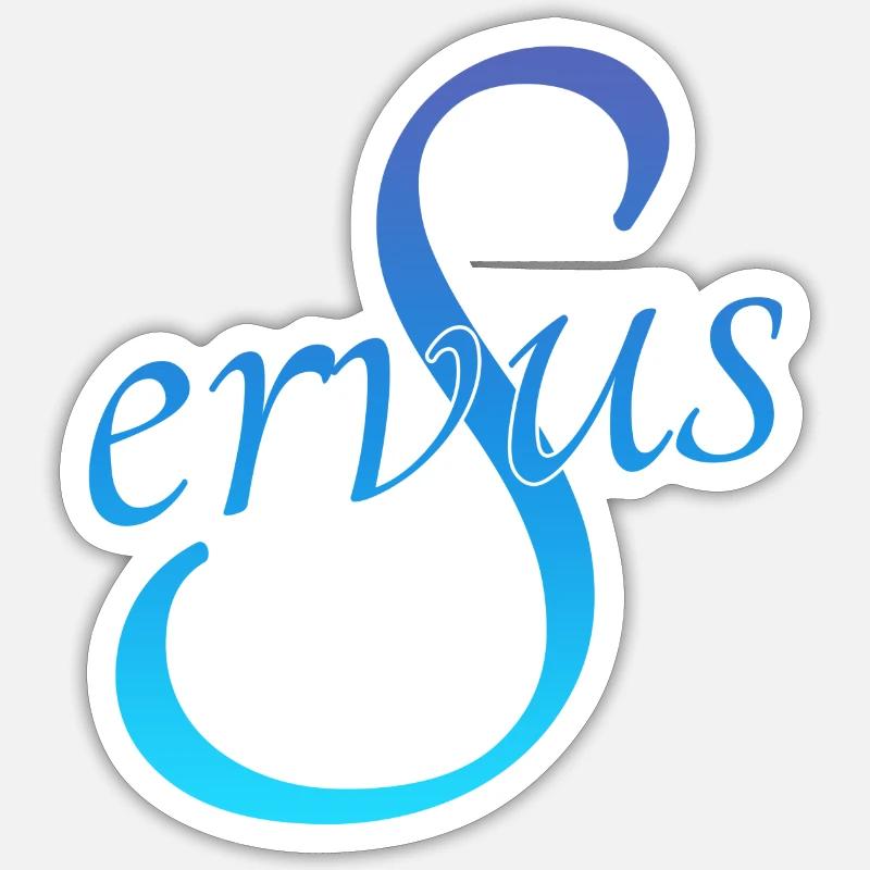 Servus - Sticker Größe S (10 x 10 cm) - Mattweiß