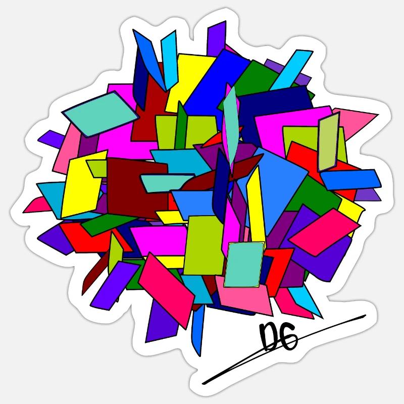 Sticker Größe S (10 x 10 cm) - 