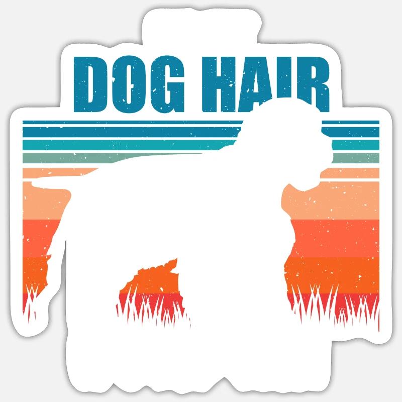 Cocker Spaniel américain Sticker taille S (10 x 10 cm)