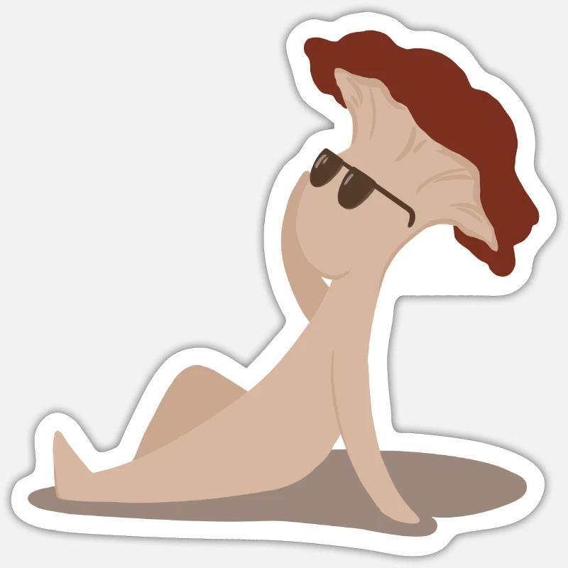 bronzette Sticker taille S (10 x 10 cm)