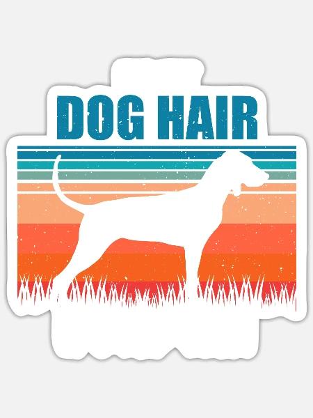 Black and Tan Coonhound - Sticker Größe S (10 x 10 cm) - Mattweiß