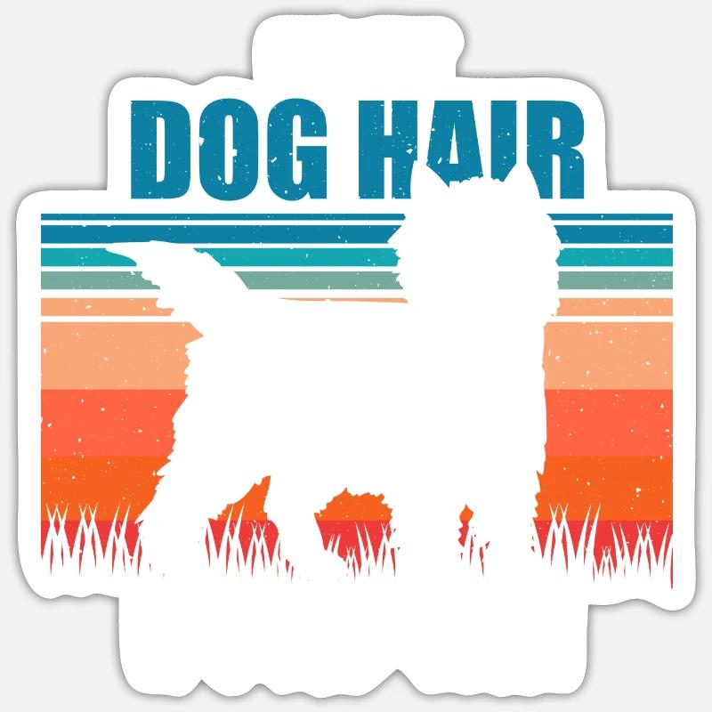 Cairn Terrier - Sticker taille S (10 x 10 cm) - blanc mat